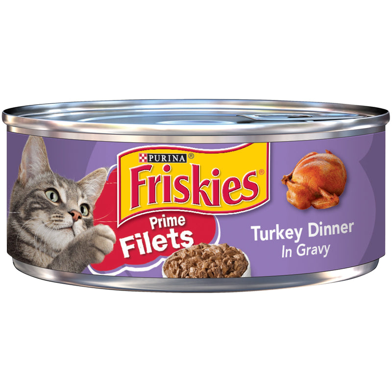 PURINA FRISKIES Prime Filets Turkey in Gravy Wet Cat Food 156g - Amin Pet Shop
