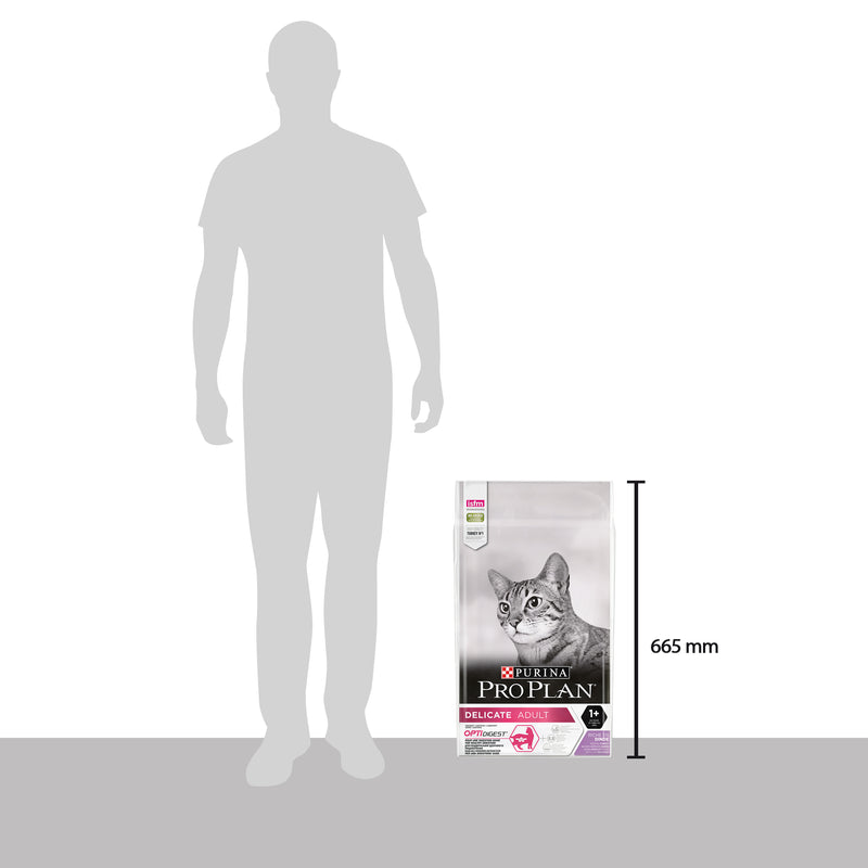 PURINA PRO PLAN  Delicate Adult -OPTIDIGEST- Rich in Turkey Dry Cat Food - 10 KG