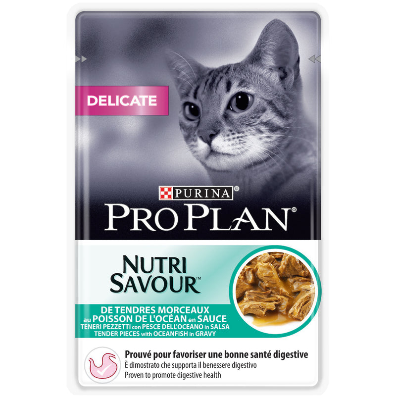PURINA® PRO PLAN® Delicate Nutri Savour™ with Oceafish in Gravy 85g