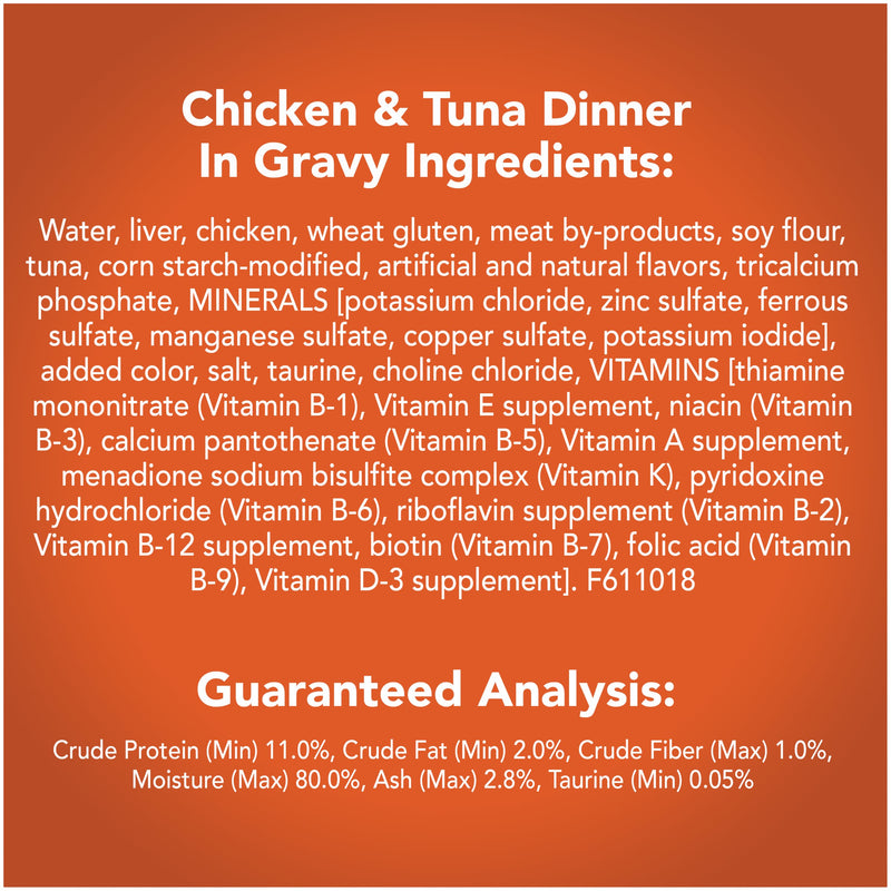 PURINA Friskies Prime Filets Chicken And Tuna in Gravy Wet Cat Food 156g - Amin Pet Shop