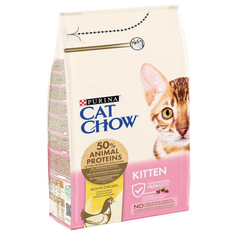 Purina® CAT CHOW® Kitten Rich in Chicken Dry Cat Food 1.5KG