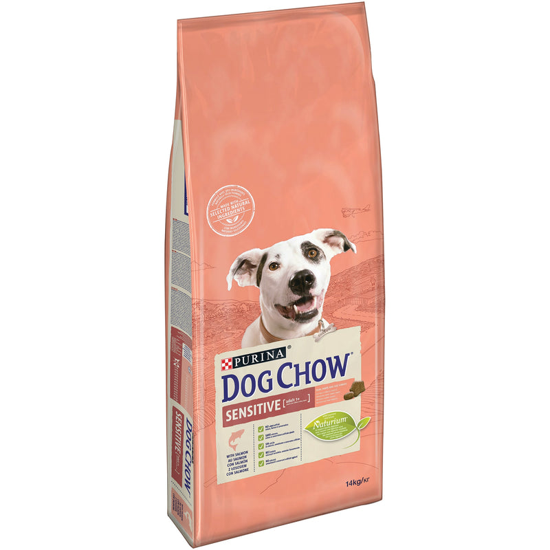 PURINA DOG FOOD DOG CHOW ADULT SENSITIVE SALMON 14KG (10 Items)