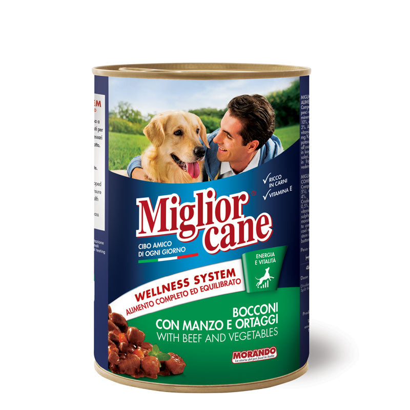 Miglior Dog Cane with Beef & Vegetables 405g