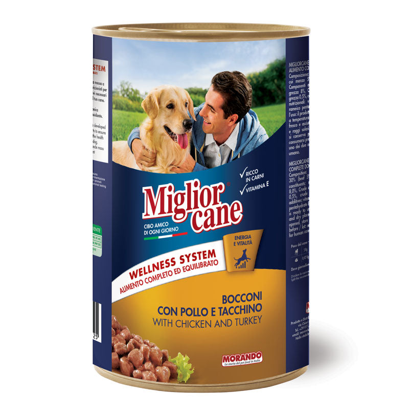 Miglior Dog With Chicken And Turkey 1250g