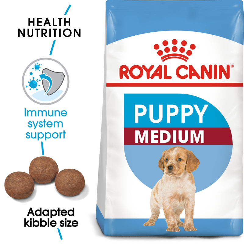 Royal Canin Medium Puppy (4 KG) - Dry food for medium dogs - adult weight from 11 to 25 KG. from 2 to 12 months