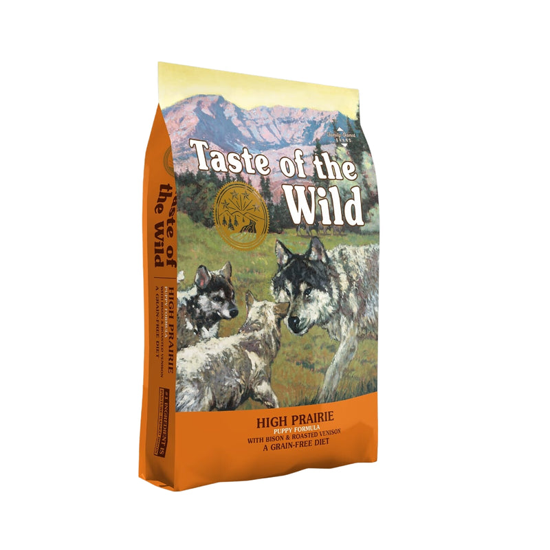 High Prairie Puppy Recipe with Roasted Bison & Roasted Venison 12.2kg - taste of the wild