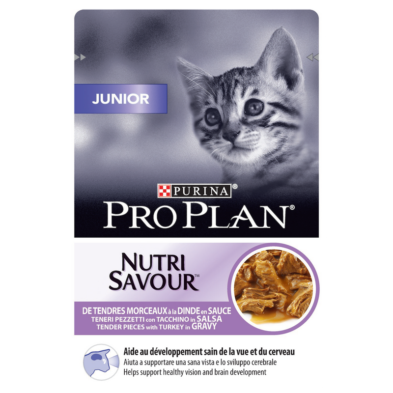 PURINA® PRO PLAN® Junior Nutri Savour™ with Turkey in Gravy 85g