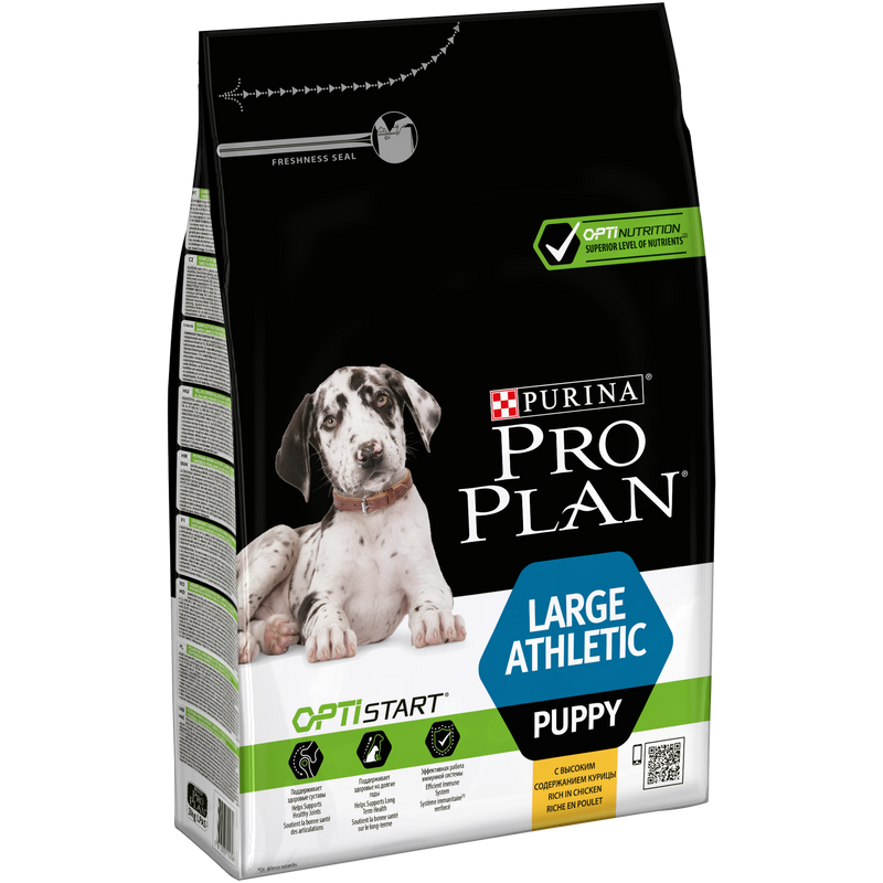 PURINA® PRO PLAN® Large Puppy Athletic with OPTISTART® Dry Dog Food Rich in Chicken - 3 KG