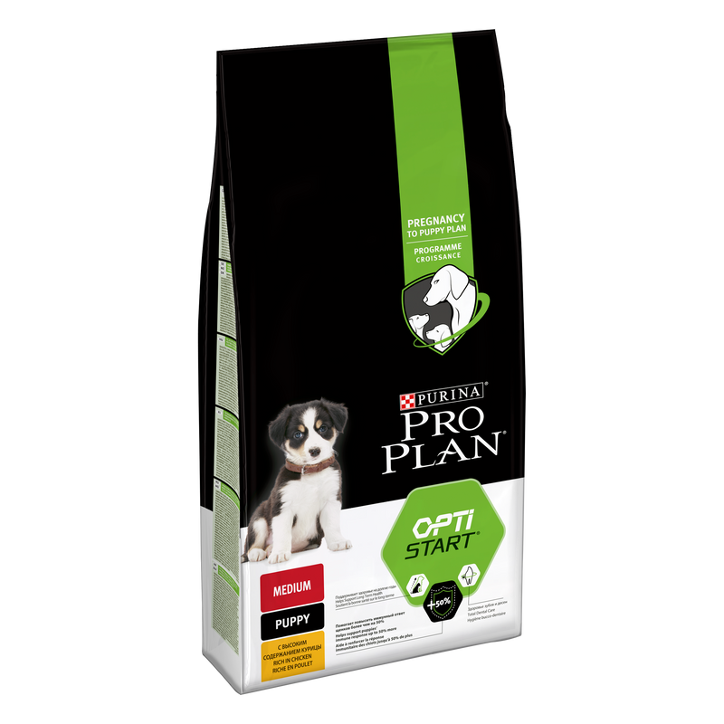 PURINA® PRO PLAN® Medium Puppy with OPTISTART® Rich in Chicken Dry Food-12 KG