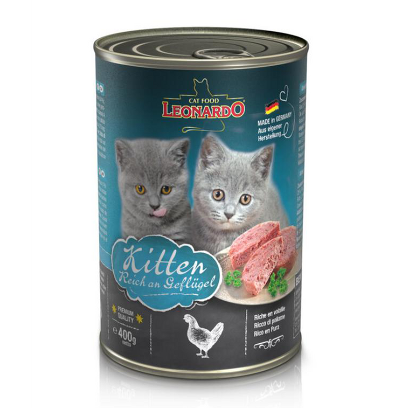 LEONARDO CAT WET FOOD for kittens  400g